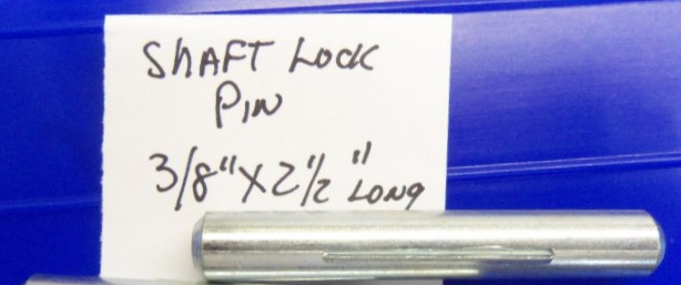 2 Shaft Lock Pins for Hobart 5012, 5014, 5016, 5114 & 5216 Saws. 3/8" X 2-1/2"